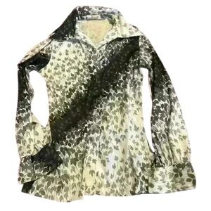 VINTAGE  button down ladies shirt small/medium